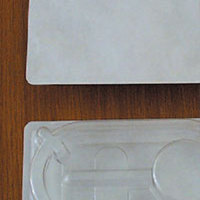 Blister-Verpackung als sterile Medizinverpackung hergestellt  aus Aluminium / PE