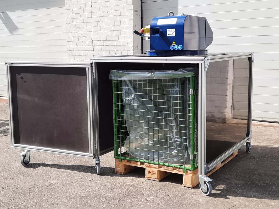 Gebrauchter Bandhacker mit geschlossenem Untergestell