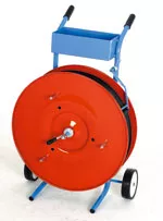 Abrollwagen für verschiedene Rollenkerne