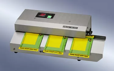 Durchlaufschweißgerät für liegende Verarbeitung