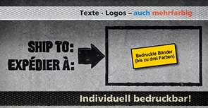 Bedrucktes PP Umreifungsband - bis zu 3 Farben