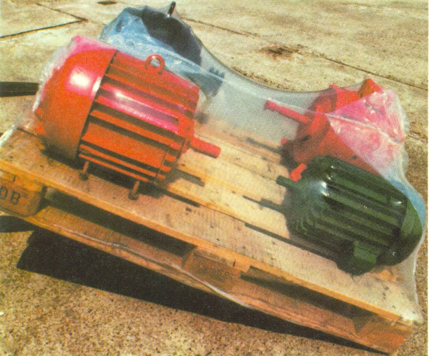 Folien zur Fixierung von Teilen auf der Palette