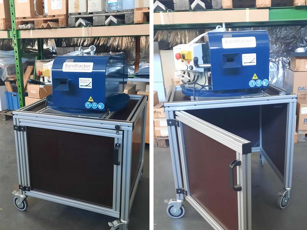 Gebrauchter Bandhacker mit Gestell (1)